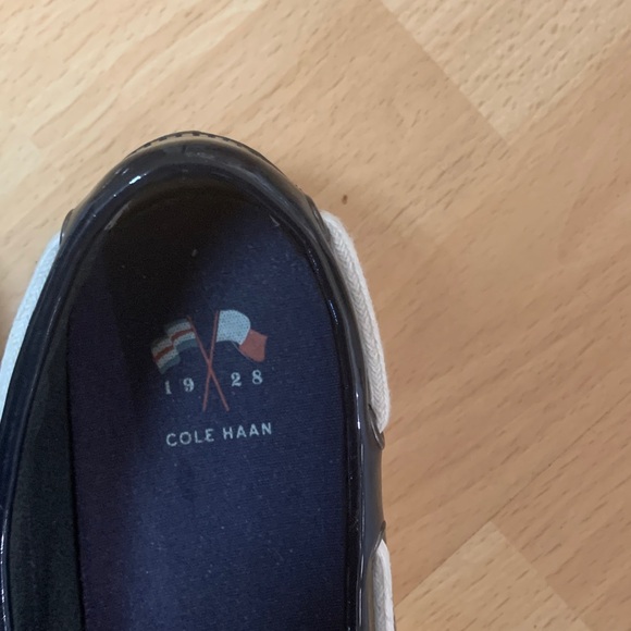 Cole Haan Navy Blue and White Loafers - Picture 4 of 7